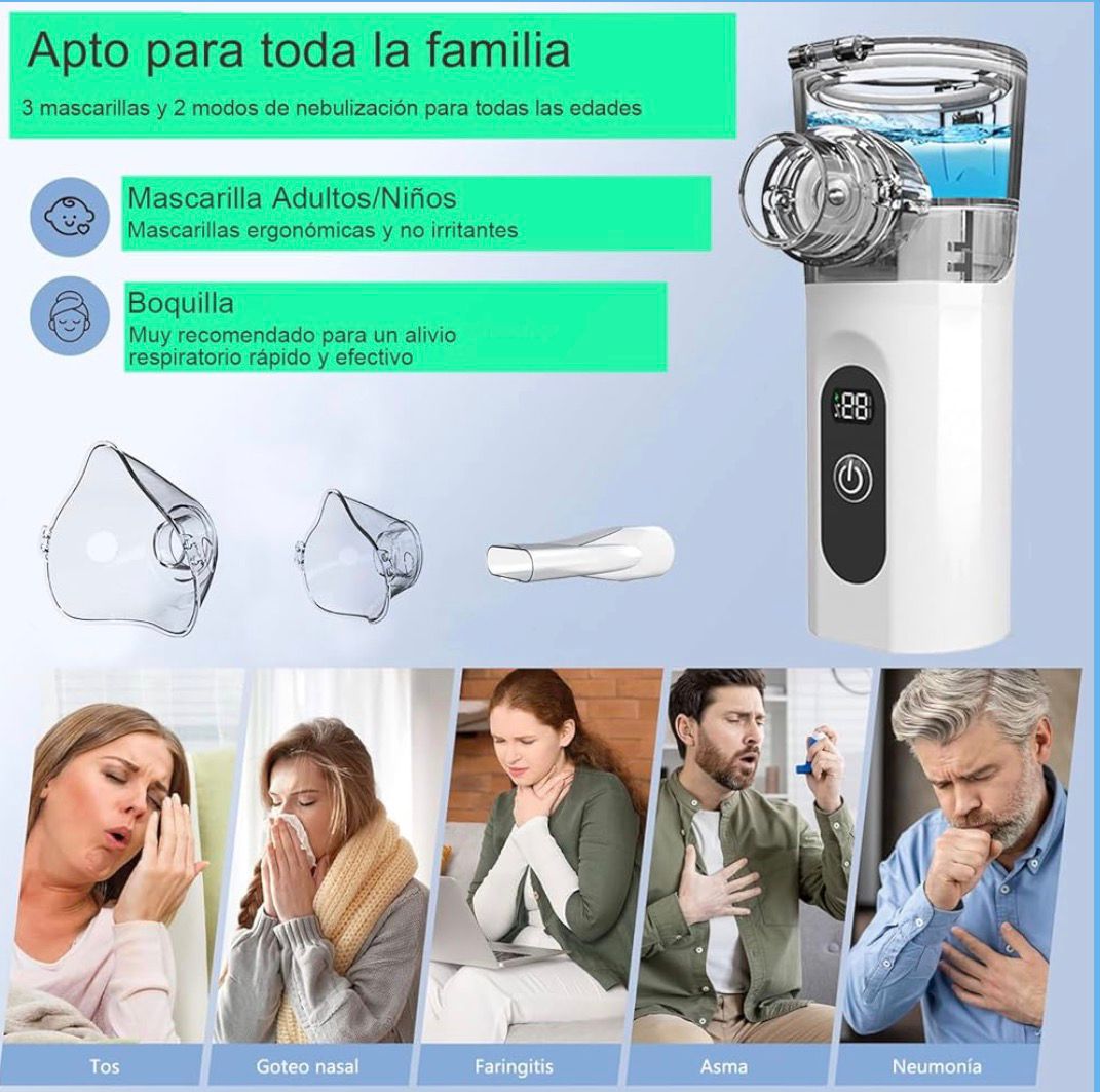 SilentBreathe Nebulizer - Nebuliza sin lloros ni ruido